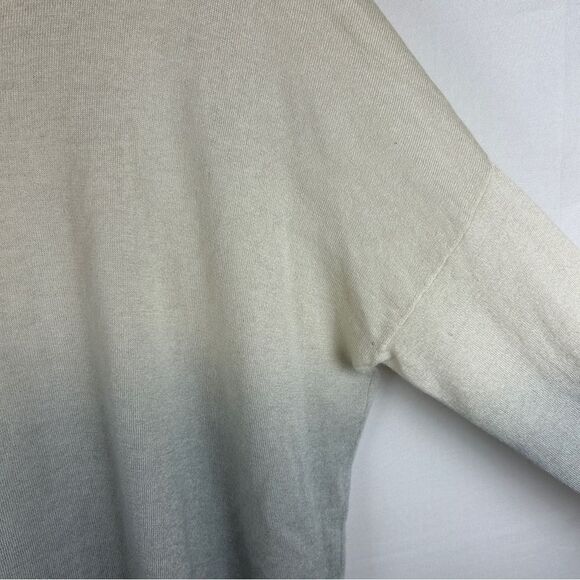 Chan Luu dip dye silk cashmere blend knit sweater size L - Picture 4 of 6